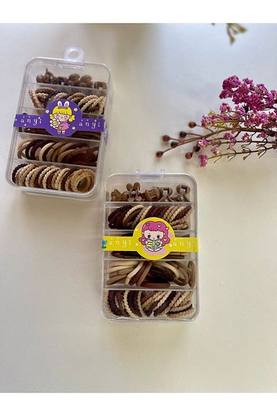 NEHİRDEN Plexi Boxed Rubber Buckle Set for Children Baby