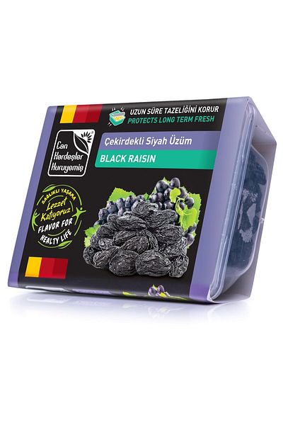 Can Kardeşler Kuruyemiş Black Grapes with Seeds 300 g