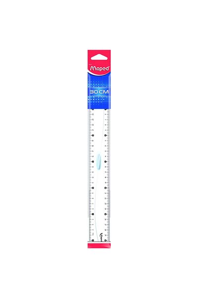 Maped Riglă de cristal triplă desimetră 30 cm (1 bucată) 146109