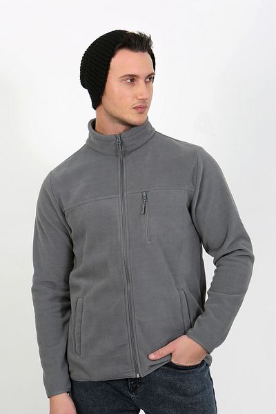 UOMOPARK Ζακέτα 6019 Regular Fit με απαλή υφή Winter Micro Fleece