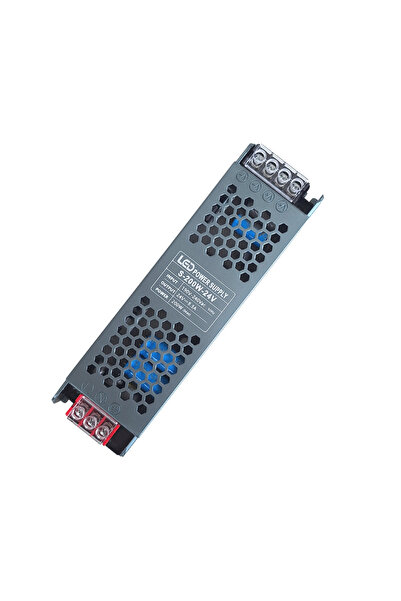 Sunlight Yeni Tip Slim Trafo, Adaptör, Driver 24V 8,3 Amper 200 Watt