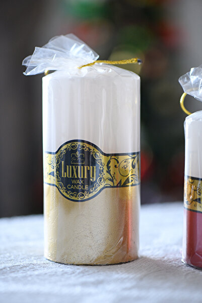 Hagen Dekoratif Beyaz Mum Silindir Mum Büyük Wax Mum Hediyelik Mum Dekoratif ...