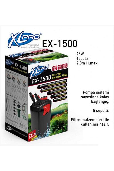 XLPRO Ex-1500 External Filter 1500L/H(Full)