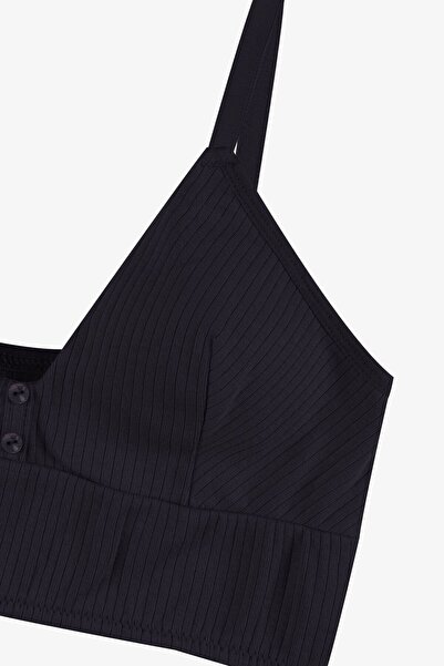 koza iç giyim Γυναικείο μπουστάκι με ριμπ κουμπιά