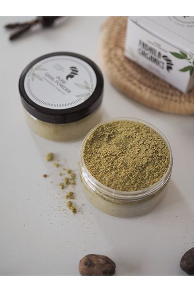 FADHILA ORGANICS 100% Natural Foaming Qasil Powder That Gives Shine - 50Gr