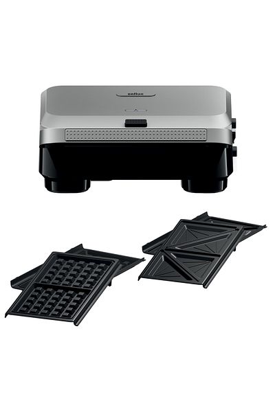 Braun Snackmaker 5 - Double Sided Sandwich and Waffle Maker, Non-Stick Surface