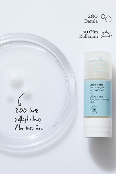 Etat Pur Pure Active Aloe Vera Nemlendirici Yatıştırıcı Saf Konsantre Cilt Bakım Serumu 15 ml Kuru Cilter