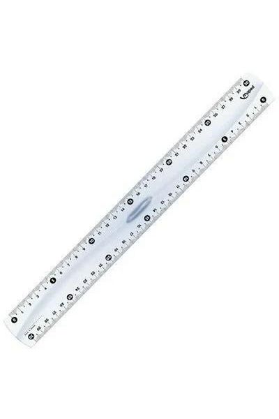Maped Riglă de cristal triplă desimetră 30 cm (1 bucată) 146109