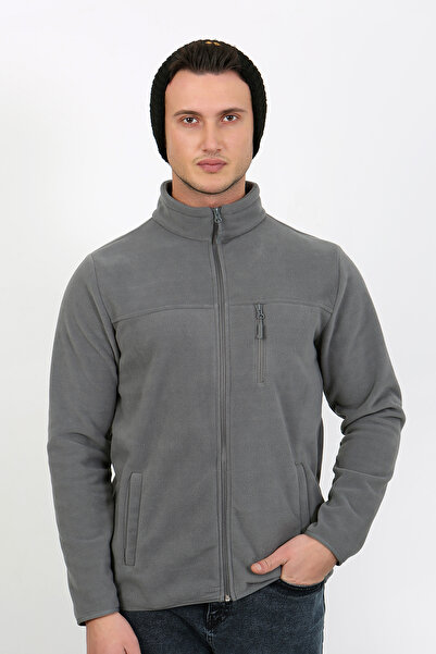 Genel Markalar 6019 Regular Fit Yumuşak Dokulu Kışlık Mikro Polar Hırka