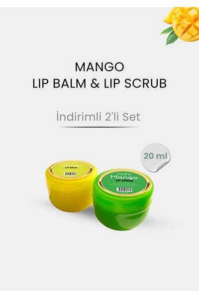 Ixora Ixora Mango Lip Balm & Lip Scrub 20 ml 2 pcs