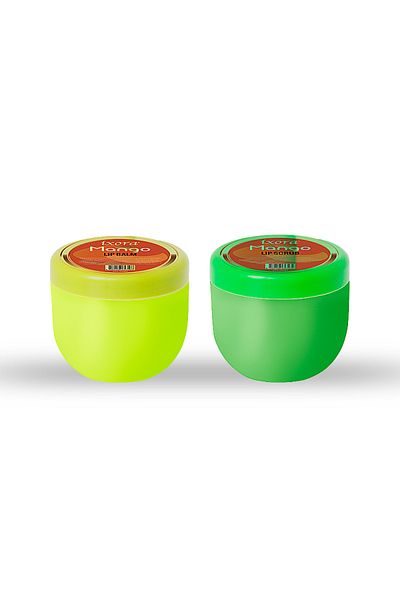 Ixora Ixora Mango Lip Balm & Lip Scrub 20 ml 2 pcs