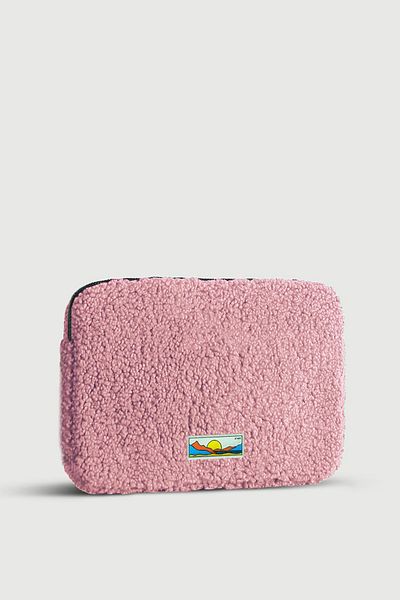 D'VERS 8.7-12.9 Inch Powder Teddy Tablet Case - Compatible with All Brands