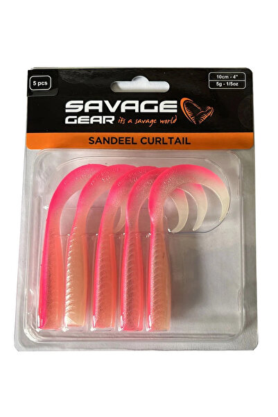 Savage Gear LB Sandeel Curltail 7cm 6 Adet Silikon Yem