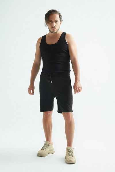 ERDEM İÇ GİYİM Ανδρικό σορτς Weweus Black - Μοντέλο 1040