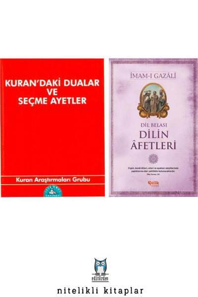 İstanbul Yayınevi Dil Belası - Dilin Afetleri / İmam Gazali - Kur'andaki Dual...
