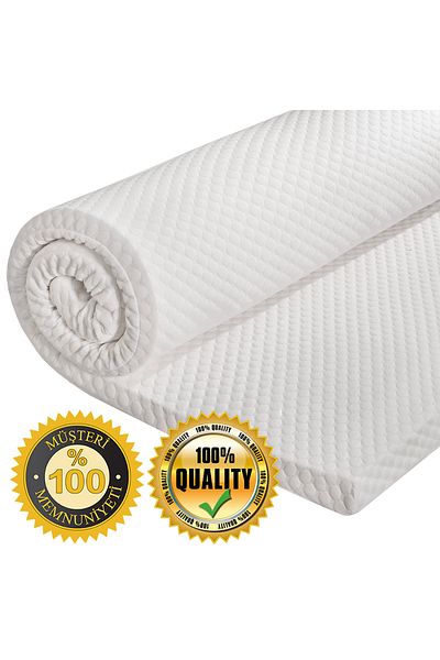 mandeep 7 cm Orthopedic Visco Mattress - Zippered Pillowcase Gift
