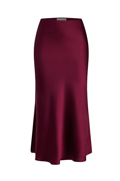 Urban Muse Bordo Krep Saten Etek