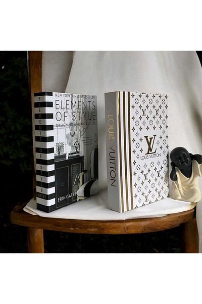 NariHome Decorative Book Box Set of 2
