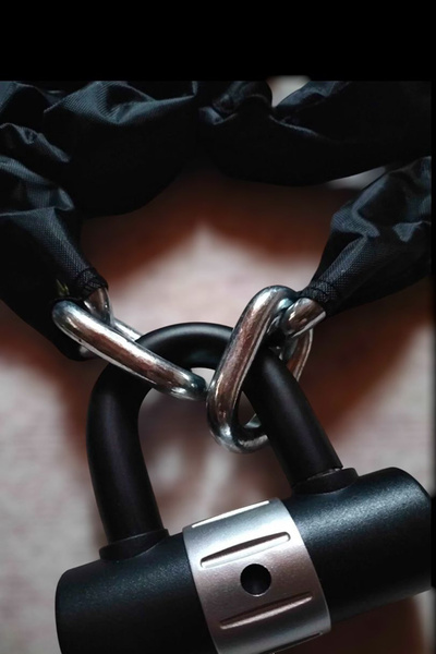 PADRİ motosiklet  13 Mm 1,5 Metre Kesilmez Çelik Motorsiklet Zincir çelik Kil...