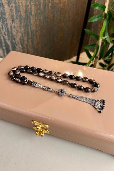 dergah tesbih Collectable Special Silver Design Imame Bu-Falo Boy-Nuzu Rosary