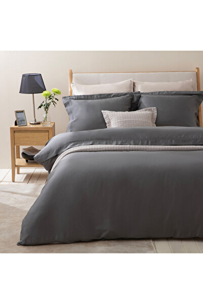 Chakra Glad Nevresim Seti 230x220 Cm Koyu Grı/antrasıt