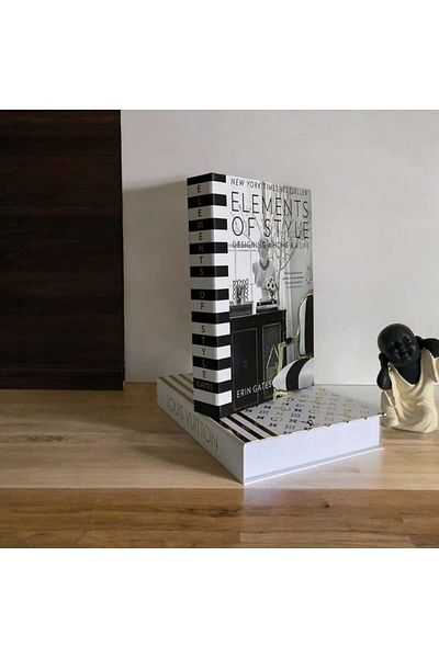 NariHome Decorative Book Box Set of 2