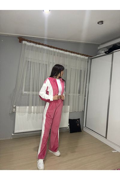 NESLİHAN KOCA BOUTİQUE French Velvet Women's Tracksuit