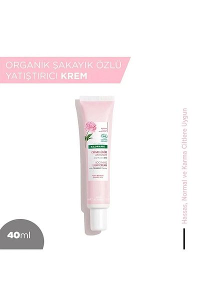 Klorane Beruhigende Creme für empfindliche Haut mit Pfingstrosenextrakt