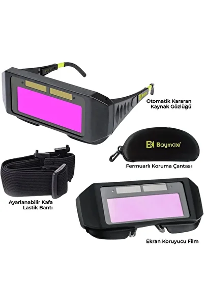 ENASHOP Baymax Bx-3200 Auto Darkening Colormatic Welding Glasses