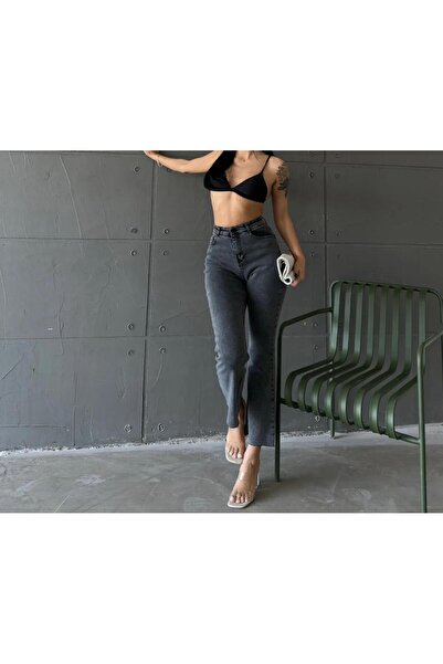 Asia ASİA  KAR YIKAMA PAÇA KESİK  YÜKSEK BEL YARIM İSPANYOL PAÇA  JEANS