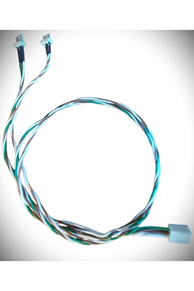 Fan Çoğaltma Kablosu  Y Adaptör Kablosu, 3 pin Molex  Dişi soket ve 2 x 3 pin Molex Erkek  Soket