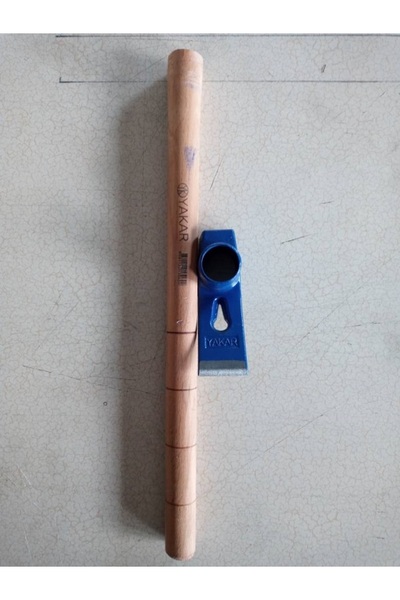 Yakar Saplı Çelik Keser 2 Adet Kızılcık Keser Sapı