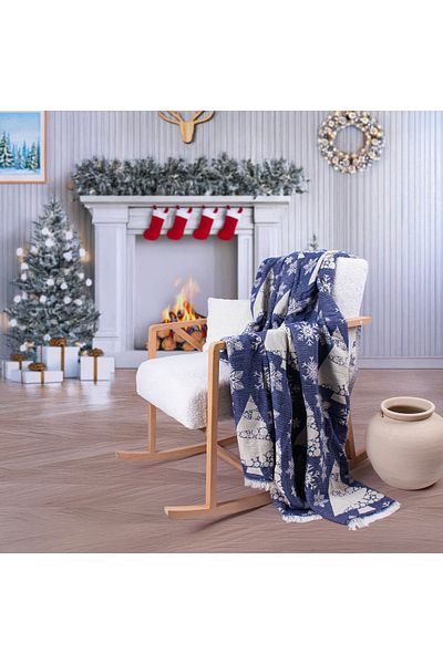 Befera Design Single Muslin Pique Bedspread - 100% Cotton, Jacquard, Tv Blanket 140X200