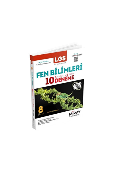 Miray Yayınları Miray Yayınları 8. Sınıf Fen Bilimleri 10 Deneme