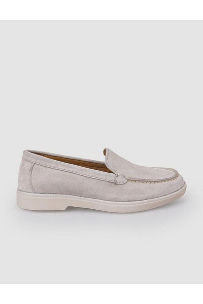 Cabani Loafer de damă 100% piele naturală din piele intoarsa bej