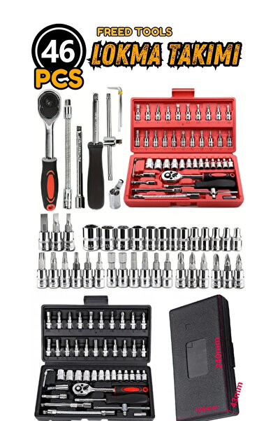 FREED TOOLS 46 Parça lokma takımı