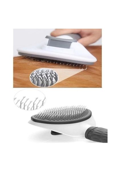 Store Gray Pet Comb - Automatic Cleaning