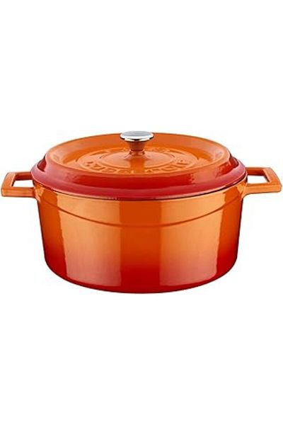 Lava 24 cm Orange Trendy Round Iron Pot