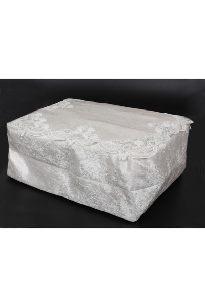 GÜRLEK TEKSTİL Gelin Modeli Bohça Söz Nişan Hurcu Çeyizlik 40x55x15 Büyük Kadife hurç bohça