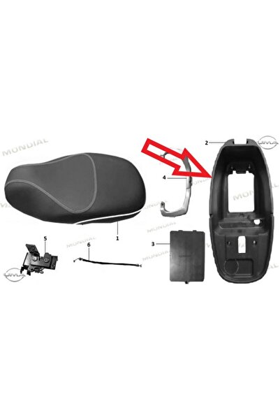 Mondial MONDİAL WİNG 50 SELE ALTI BAGAJ