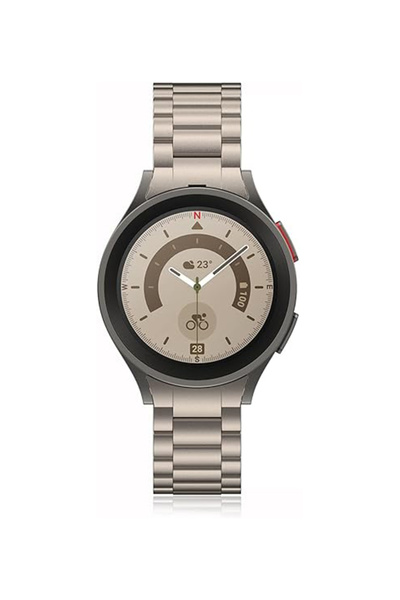 UnDePlus Samsung Galaxy Watch 4 5 6 7 Fe 40 40 44 Classic 42 43 46 47 Mm Kordon 1-1 Uyumlu Klipsli Metal Kord