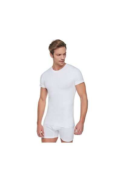 KEYAL Pack of 6 100% Cotton Men's Crew Neck