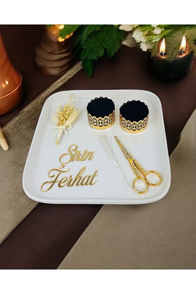 CyzHome Endless April Tray and Porcelain Engagement Coffee Tray