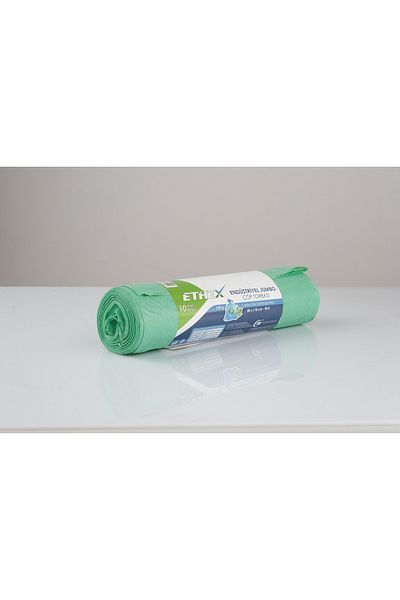 Ethex Industrial Jumbo Size Garbage Bag (10 PCS 350GR 80 X 110CM 90LT GREEN 5 ROLL)