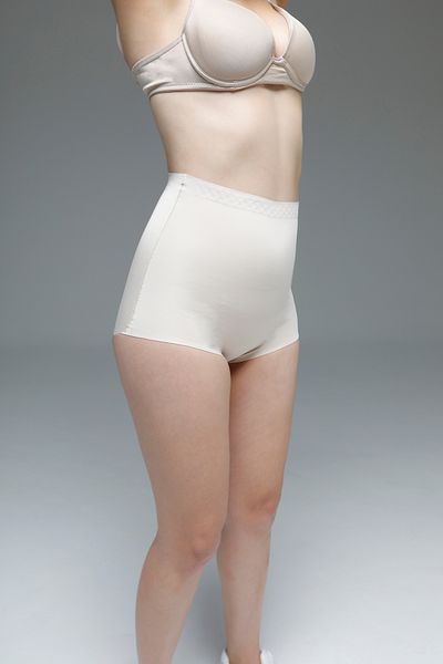 MİSTİRİK Corset cu talie înaltă, tăiat cu laser, fără urme - Culoarea pielii
