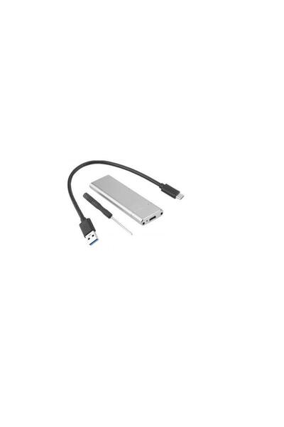 Temiz Pazar M.2 Sata SSD Ngff To Type C USB 3.0 B-Key Mini Çevirici Adaptör  Kutusu