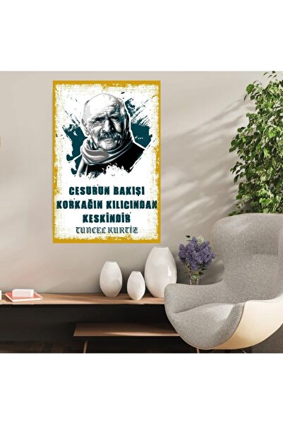 DURUSOY Ρετρό ξύλινη αφίσα από MDF - Αστεία ατάκες και γραφικά σκηνικά, ιστορ...