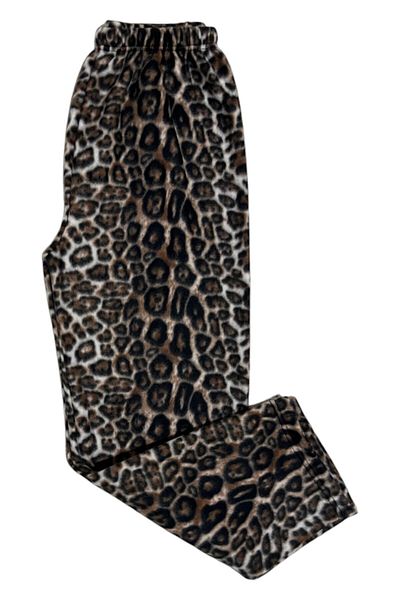MODA YILDIZ Women's Fleece Pajamas with Elastic Waist Winter -My0001