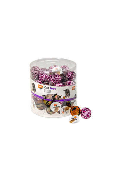 Karlie Plush Tiger Patterned Ball - 4cm 60's