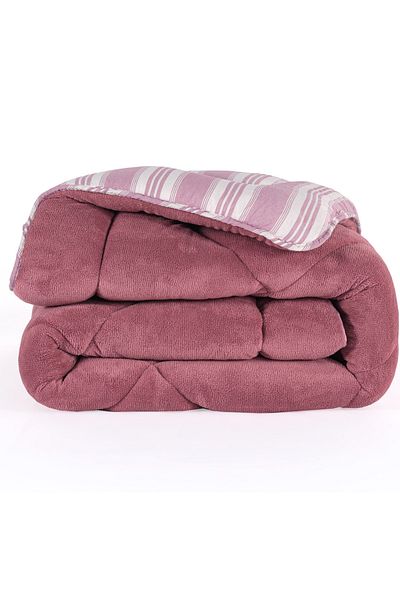 Eponj Home Wellsoft Quilt Claret Red Double Soft Line